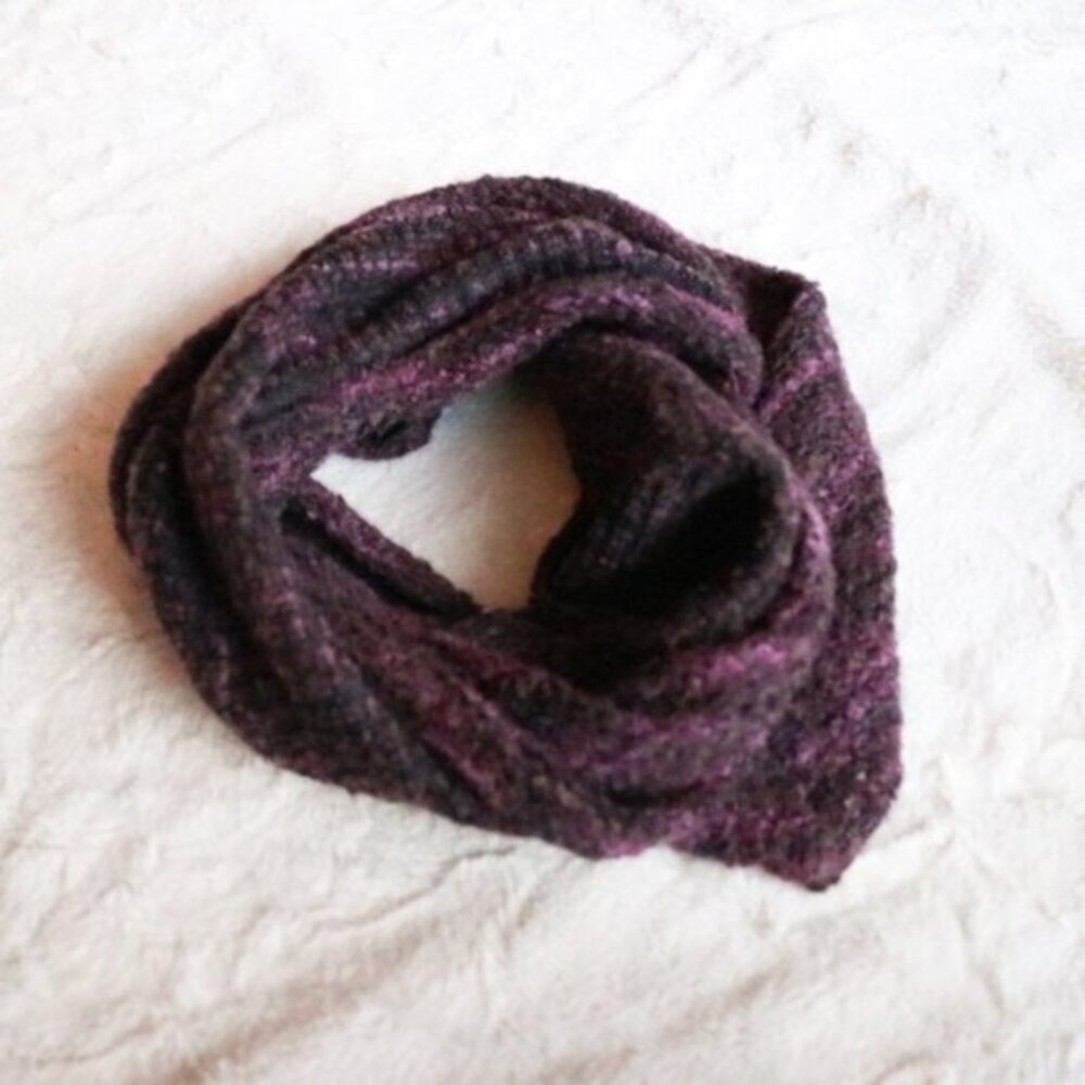 Purple Infinity Scarf